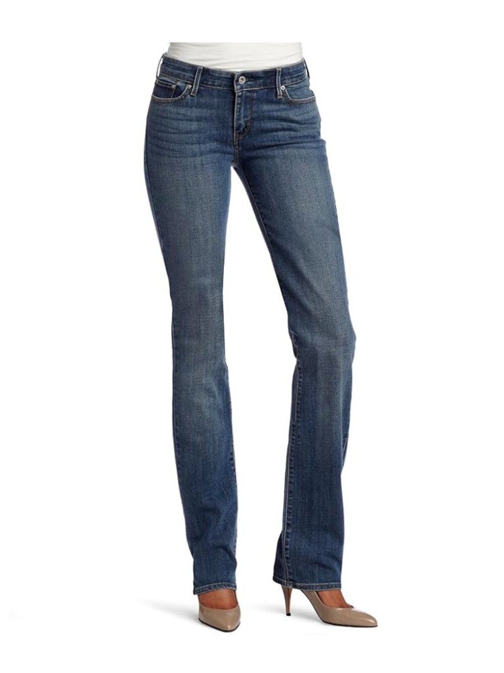 2010s Levi's Classic Slight Curve ID Straight Leg Jean Size 8/29 Tuscan Mom